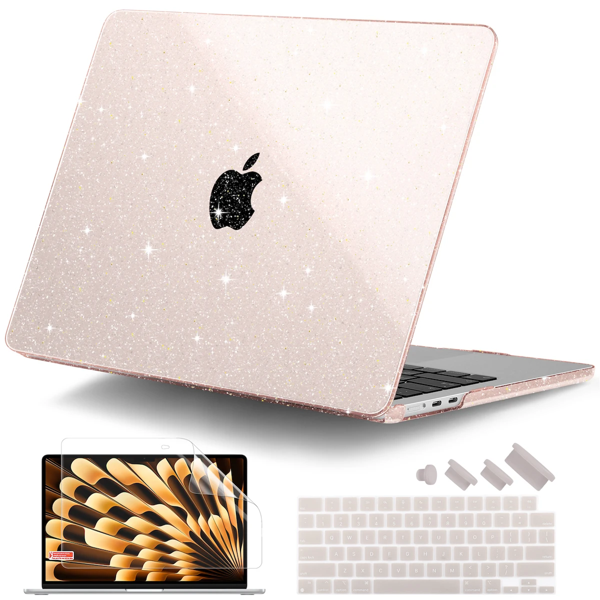 Custodia In Cristallo Brillante M3 M2 M1 Per Macbook Air Pro 13 14 15 16 Pollici A2941 A2918 A2991 A2991 A2941 A2681 Custodia In Plastica Trasparente 