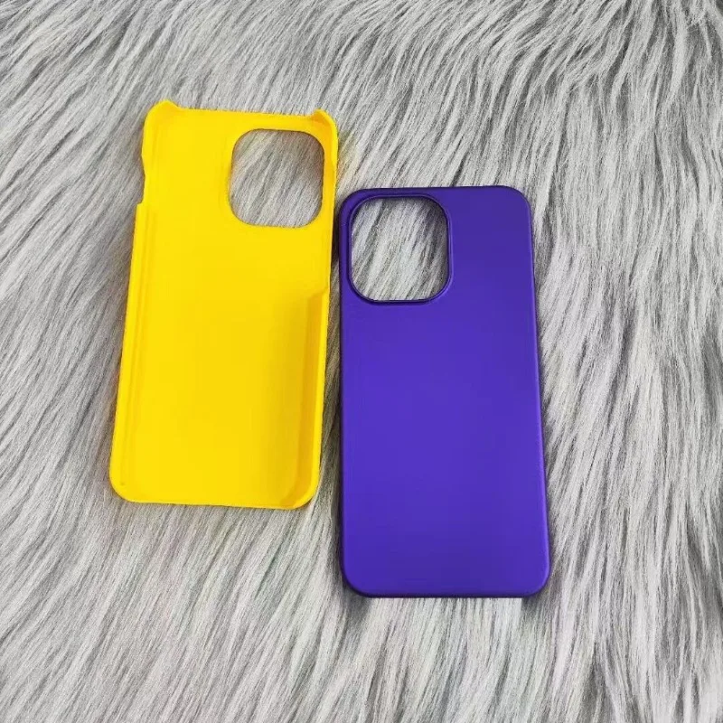 Sleek Shockproof Matte Phone Protection Back Cover in Solid Color