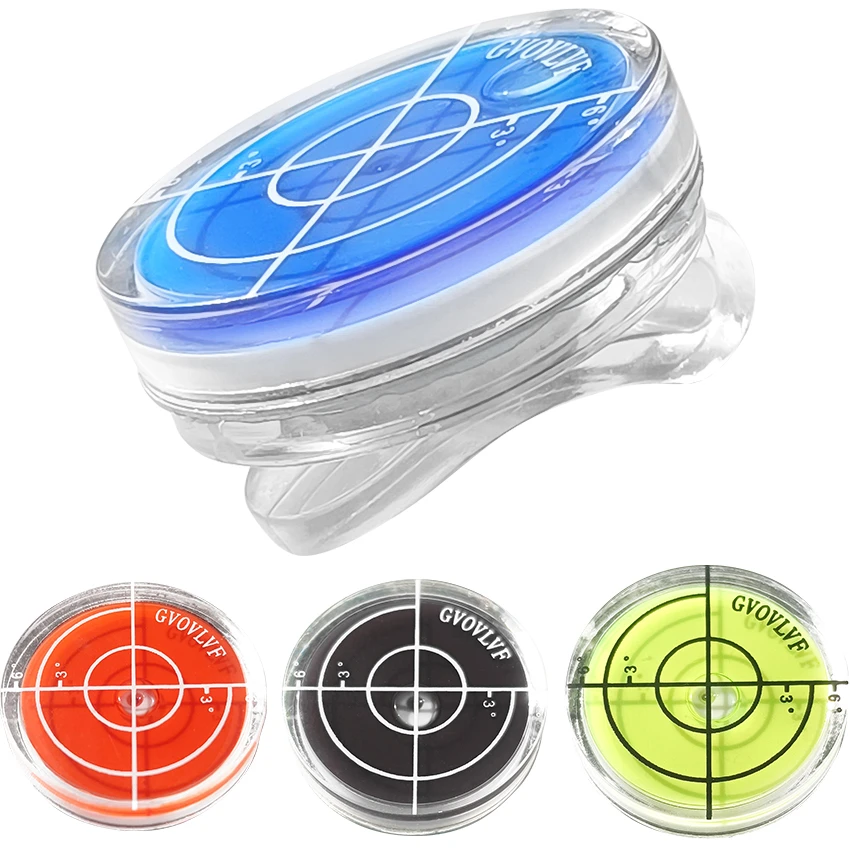 1pc Golf Slope Putting Level Reading Ball Marker & Hat Clip Outdoor