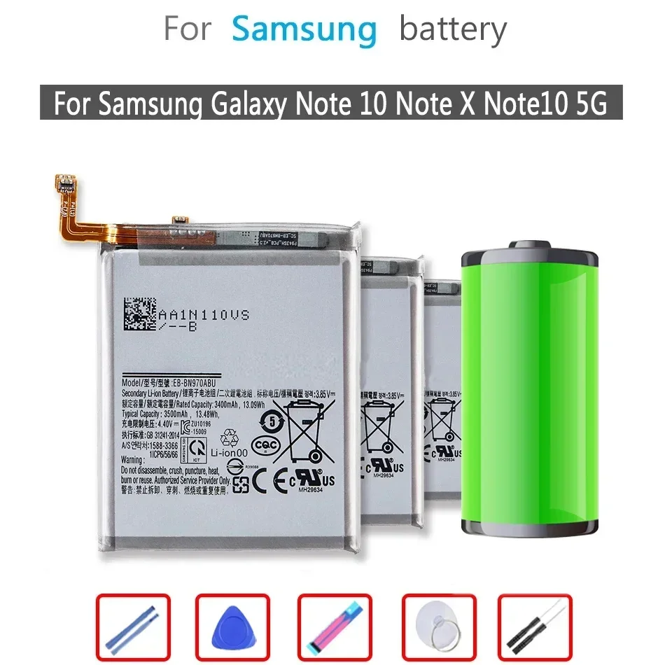 Batteria Di Ricambio Per Samsung Galaxy Note 10 Note X Note10 Notex Note10 5G Sm-N970 N970W N970F N970U N970N, Eb-Bn970Abu