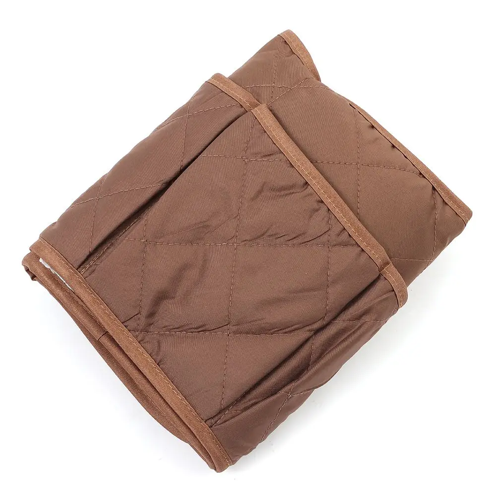 

Cotton Material Sofa Armrest Storage Bag Coffee Color Waterproof Cotton Storage Bag Portable Waterproof Home Storage Room