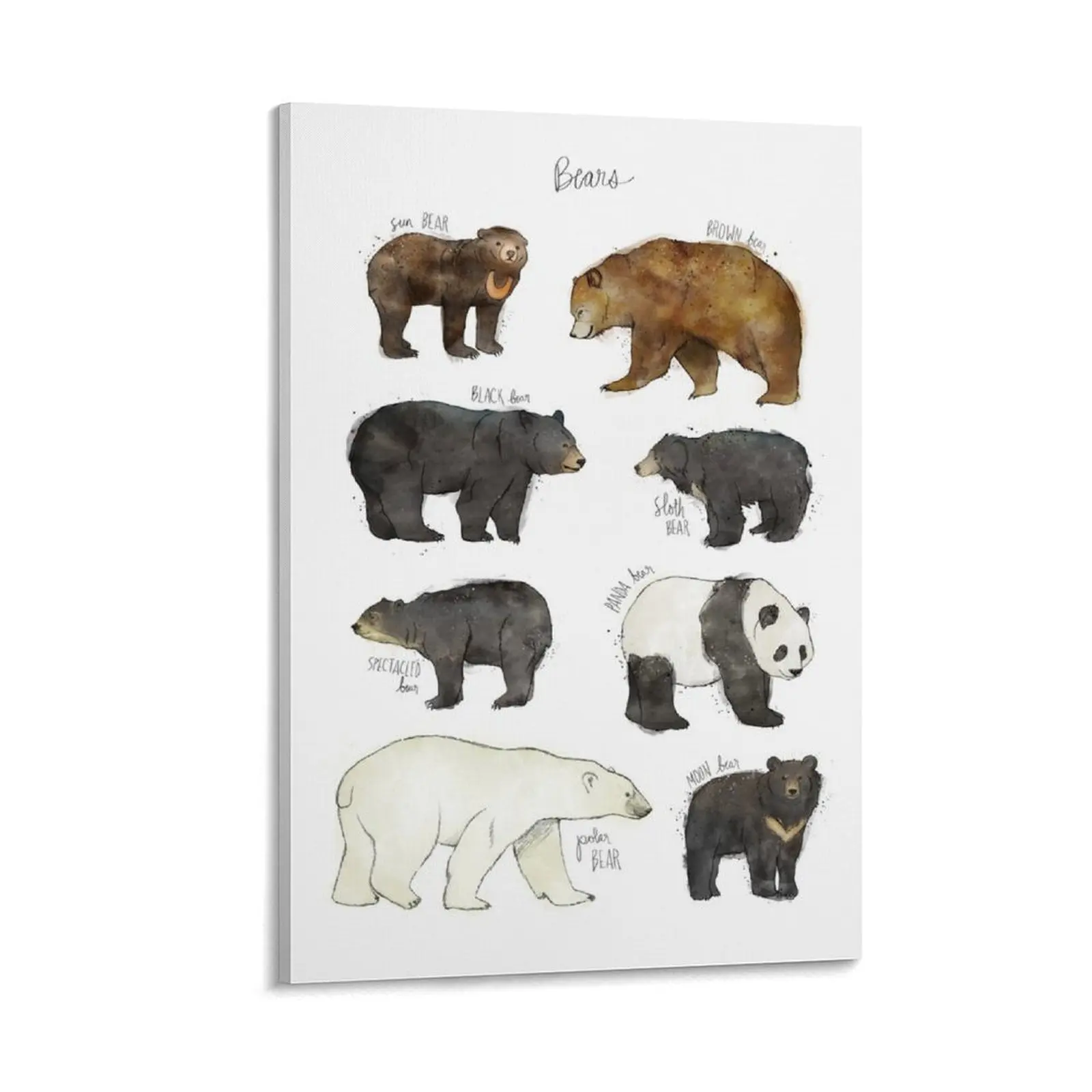 

Bears Canvas Painting wall decoration painting Decorative painting for bedroom decorative wall canvases