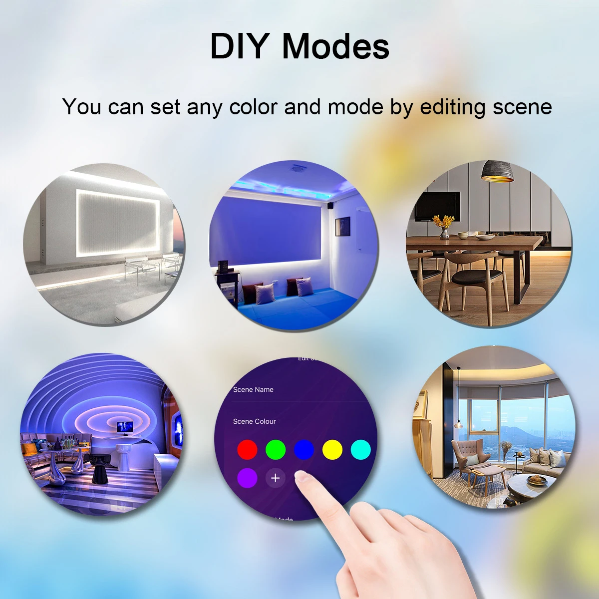 BANDE LED WiFi Ruban LED 20M RGB Musique, HOVVIDA Compatible avec Alexa  Google Assistant Bande LED RGB 12V, Contrôlé75 - Cdiscount Maison