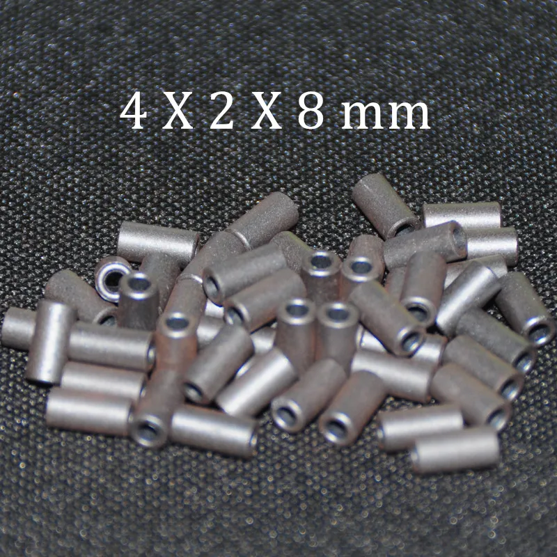 Ferrite Core Filter 50pcs 4X2X8 mm Ferrite Cores Ring Anti-Parasitic Toroide Toroidal Bead Coil