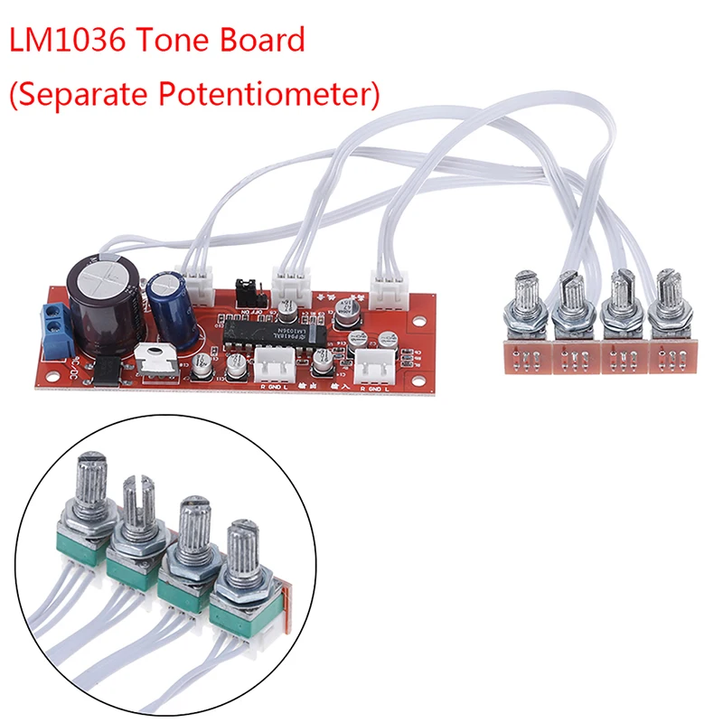 Di Piccole Dimensioni, Prestazioni Stabili Lm1036 Tone Board Potenziometro Separato Treble Bass Balance Volume Control