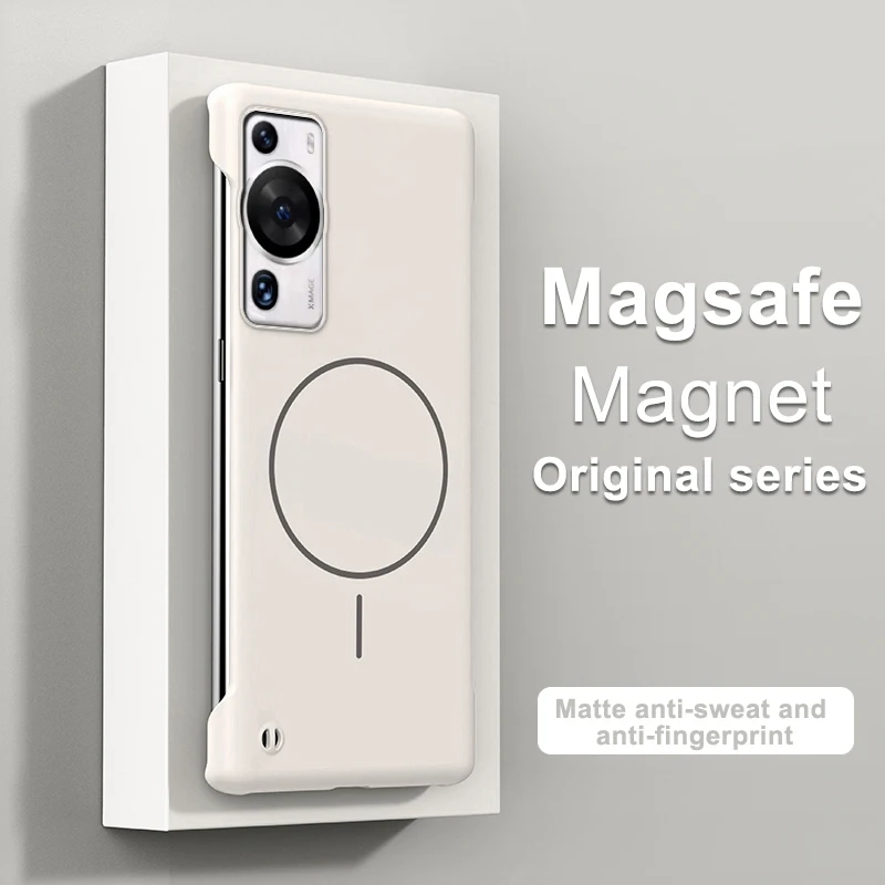 Frameless Magnetic Wireless Charging Slim Phone Case - Elegant Back Cover