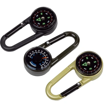 3-in-1 Compass Carabiner Clip 3