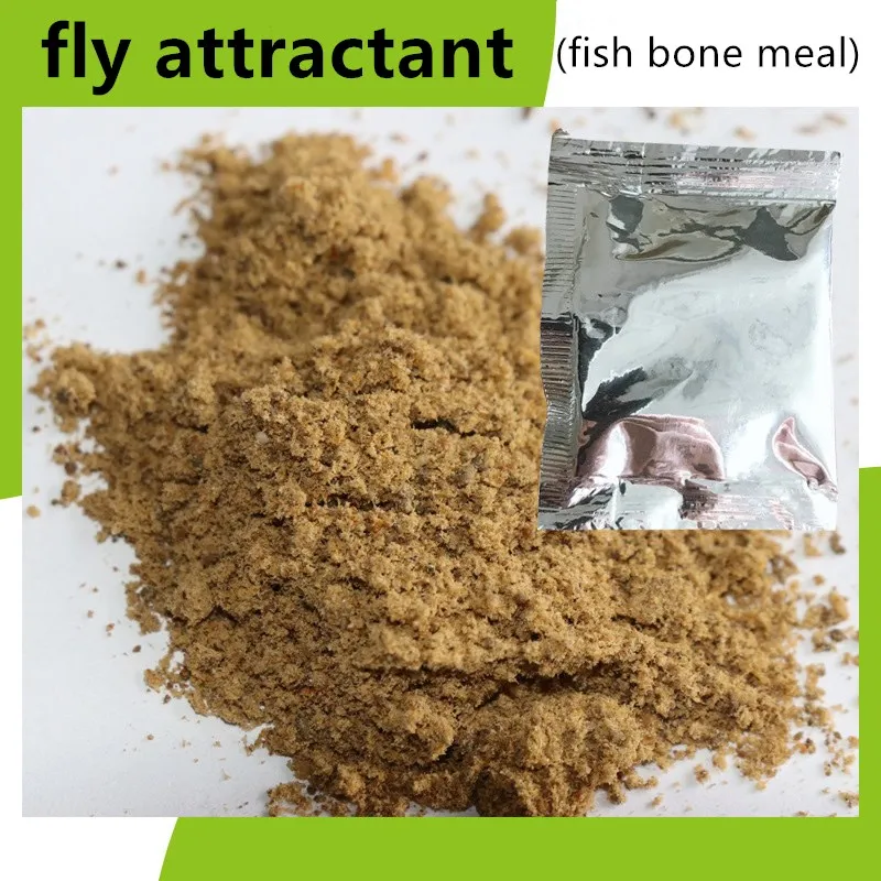 10/5 Packs/Set Fly Bait Non-toxic Fish Bone Meal Fly Bait Attractant Pesticide-Free Safe Environmentally Pest Control Product fly trap insect traps insect catcher