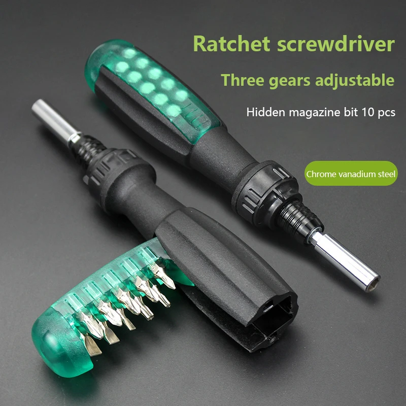 11 in 1 Precision Ratchet Screwdriver Combo Set Multifunctional Telescopic Screwdriver Household Appliance Repair Manual Tool wood plane