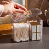 Acrylic Swabs Cosmetic Organizer Storage Box Desktop Dust-Proof Makeup Removal Cotton Lipstick Cosmetics Organization Holder 2