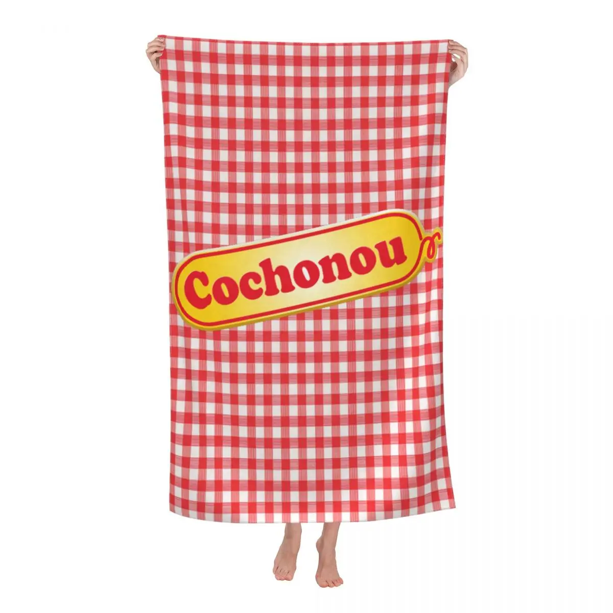 

Индивидуальное пляжное полотенце Cochonou для приготовления туши, быстросохнущее, супермягкое, из микрофибры, полотенца для сауны и бассейна