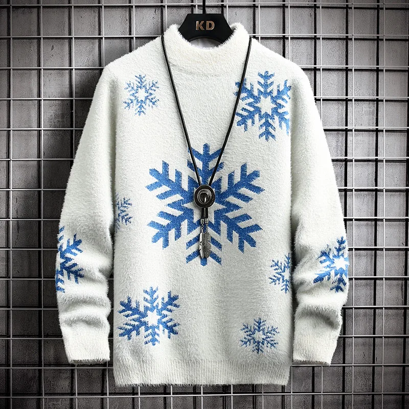 

Men's Sweater for Men Winter Clothes New in Sweaters and Jumpers Cool Things Mens Jumper Vintage Clothing 2023 Autumn New Arriva