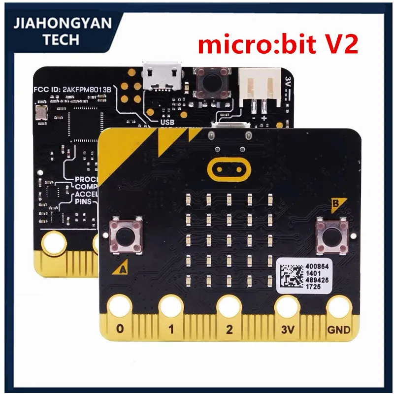 BBC Micro:bit Development Board, V2 Micro:bit V2.2, Programação Python, Original