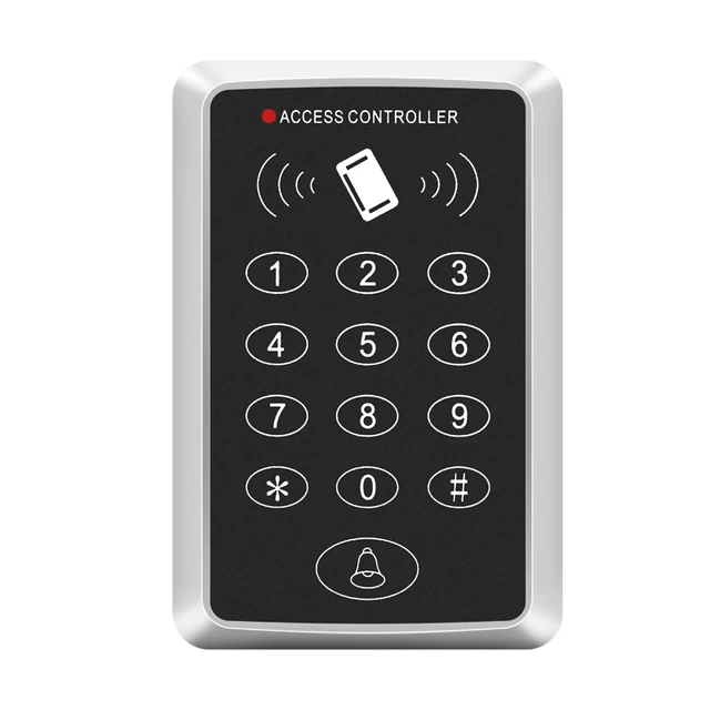 Standalone Access Control System 125Khz ID Card Keypad Button Single Door Access Controller 2pcs Mother Card 3