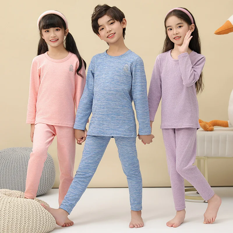 Boys Pajamas Sets 2 to 3 4 5 6 7 8 9 10 11 12 13 14 Years Winter Warm Long Sleeve Toddler Boy Pijamas Set Long Johns Pyjamas