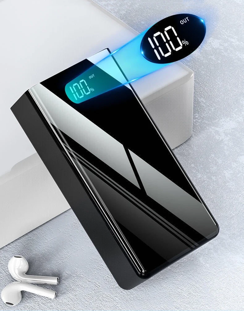 Power Bank 60000mAh Portable Fast Charging Poverbank Mobile Phone External Battery Charger Powerbank 60000 mAh for Xiaomi iPhone - 5