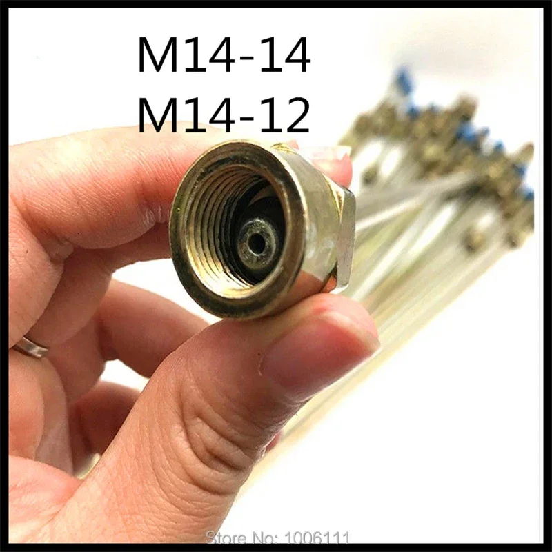 High Pressure Diesel Tube Pipe For Pump Test Bench 2PCS 6x2mm 60CM 80CM 100CM