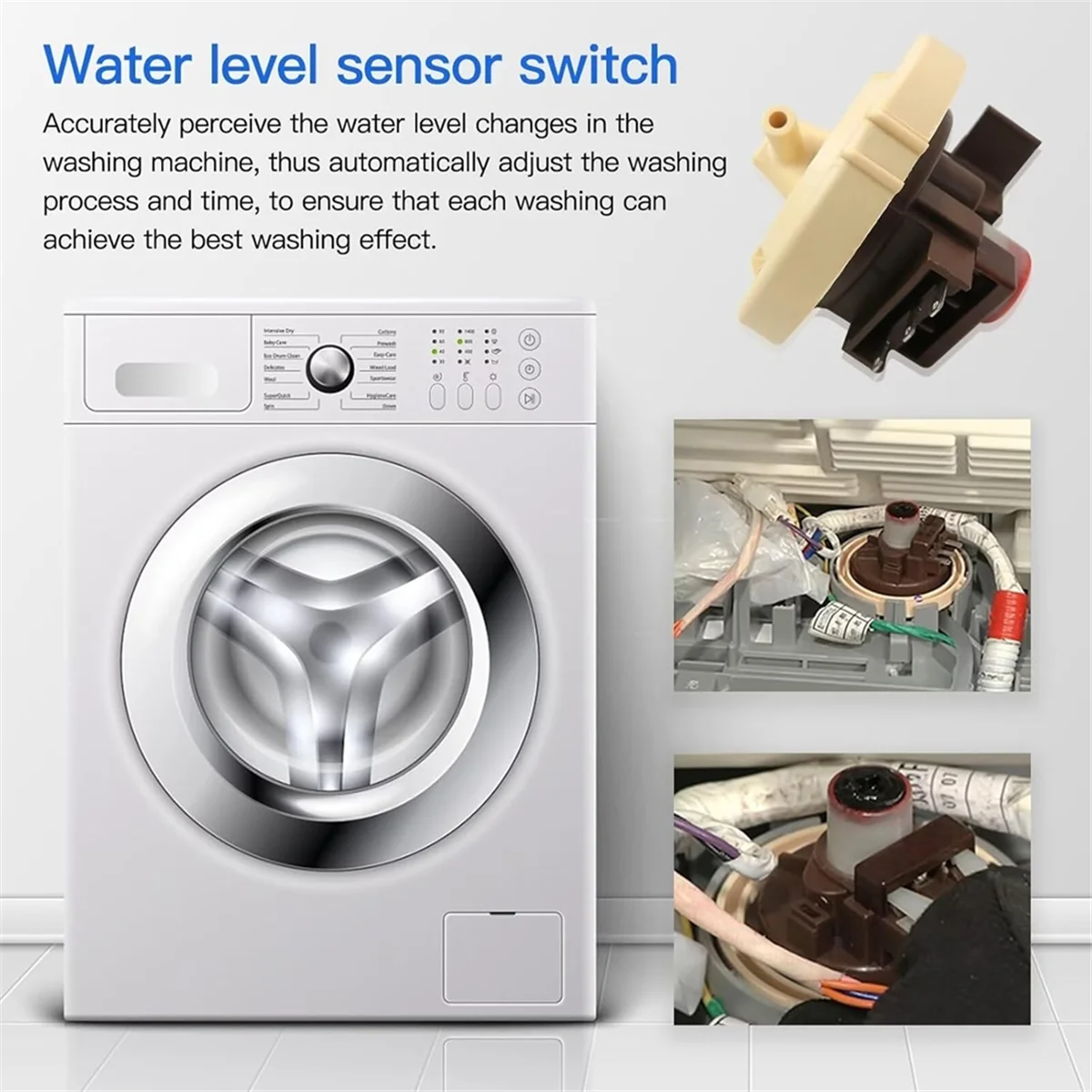 DC96-01703B Washer Water Level Pressure Sensor Switch Samsung WF461ABW WF501ANW WF511ABR WF511ABW