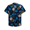 Hawaii Shirts 3d Print Men's Short Sleeve Blouse Holiday Party Tops Oversized Tee Shirt For Men Clothing Harajuku Camisa Lapel 6