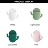 Plastic Wall Self-adhesive Cactus Storage Rack Bathroom Storage Holder Kitchen Bathroom Toothbrush Storage Wall Mount Holder 6