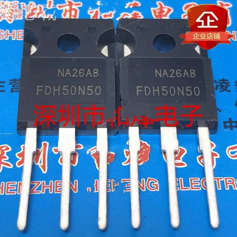 5PCS-20PCS FDH50N50 TO247 50N50 In-line TO-247 48A 500V High power supply switch MOSFET original