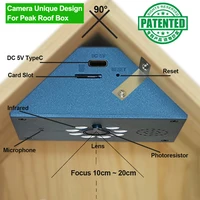 Caméra WiFi HD Tuya Smart Life pour nichoir à oiseaux, vision nocturne, application mobile, vision en direct, alimentation par prise, installation facile, DIY, cadeau 3
