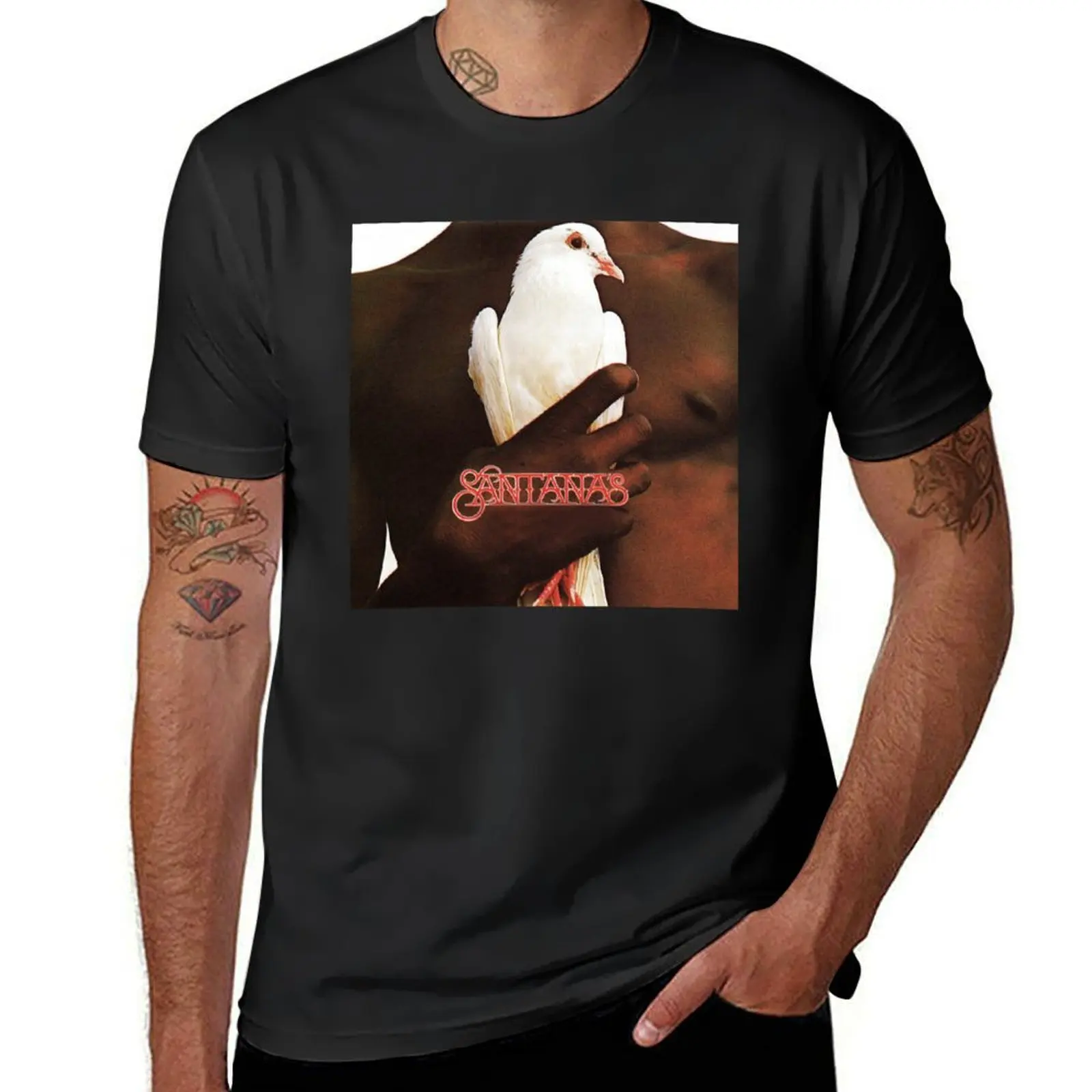 Santana - The Greatest. T-Shirt anime clothes tops for a boy graphics mens white t shirts