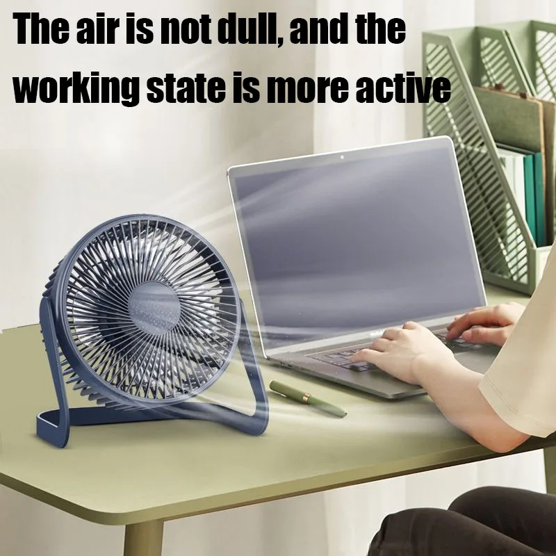 Adjustable USB Desktop Electric Fans Portable Silent Office Desktop Energy-saving Fans for Home Office Dormitory Use