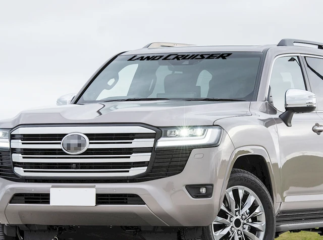 Large Tropical Décor Decals, Stickers & Vinyl Art Toyota Land Cruiser 70/79 Series Windscreen Decal Sticker - Large 600mm, Glossy Finish, 1-Year Warranty Land Cruiser Decal - Foto 5