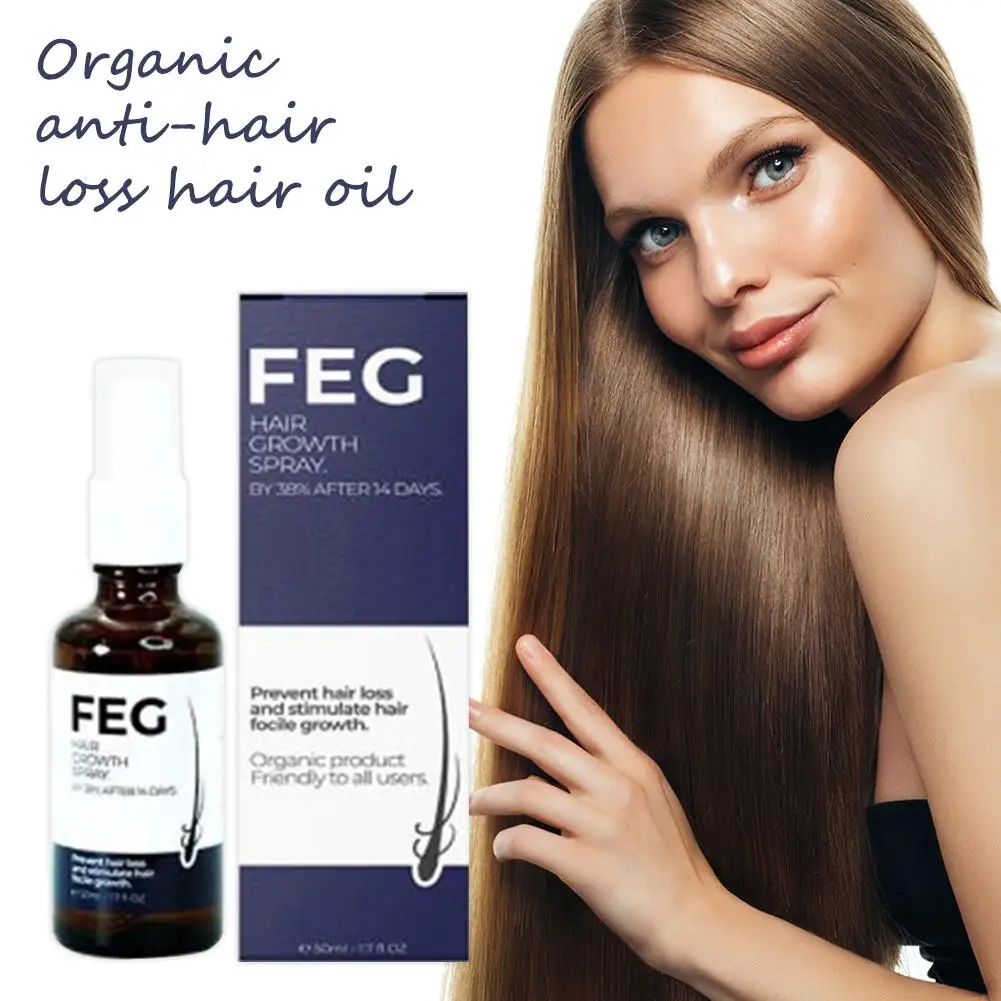 Hair growth spray 50ml Original Organic Hair Growth Spray Anti Hair Loss Treatment Oil For Thicker Longer Nourishment