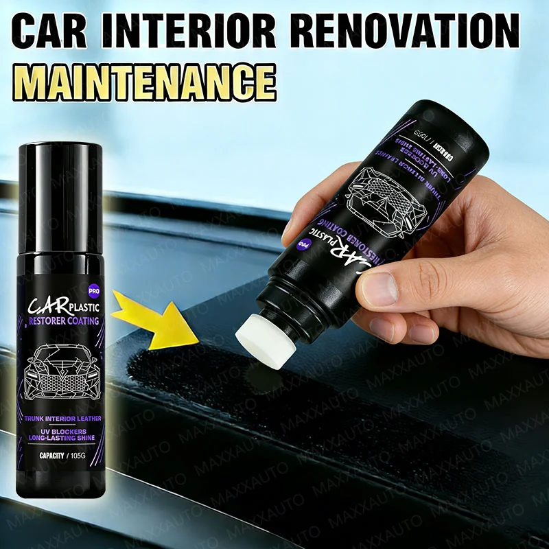 Car Plastic Restorer Back to Black Gloss Coating Leather Renovator Auto Polish Cleaning Product