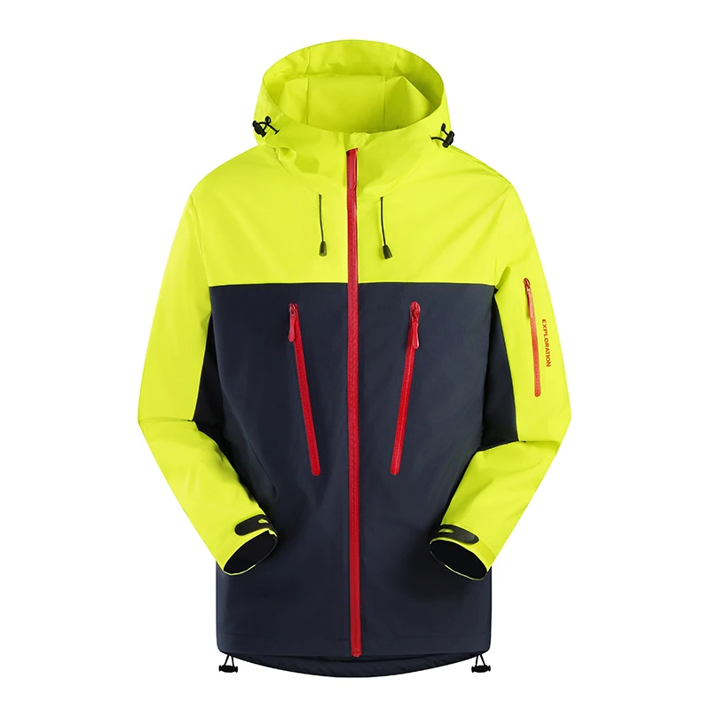 Veste de montagne homme printemps imperméable coupe-vent design hip-hop casual oversize pour pêche