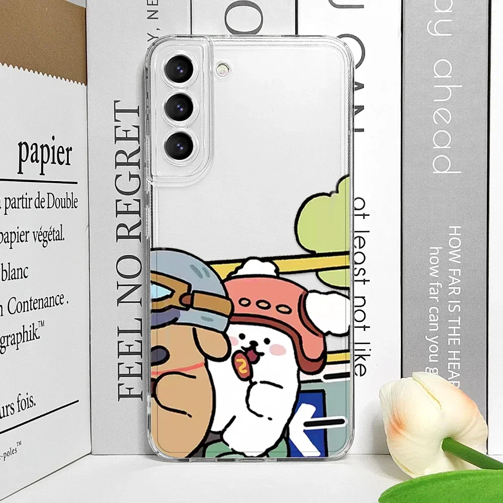 Funny Driving Dog Couples Clear Phone Case for Samsung A55 A54 A53 A51 A70 A32 A31 A13 5G Ultra Soft Cover Cartoon Animal Fundas 4 Funny Driving Dog Couples Clear Phone Case for Samsung A55 A54 A53 A51 A70 A32 A31 A13 5G Ultra Soft Cover Cartoon Animal Fundas – Bild 4