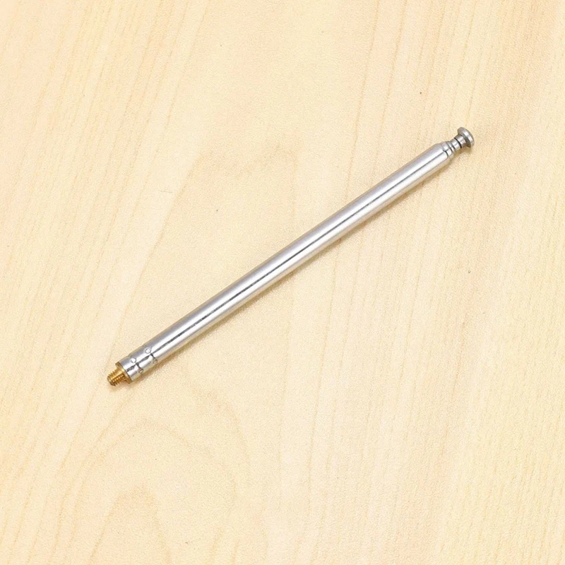 6X RC Model Car 5 Silver 5 Section 3 Mm External Threaded Expansion Antenna