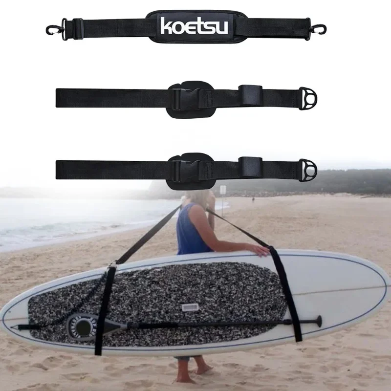 Surfing Kayak Tool Kayak Seat Storage Bag Paddleboard Shoulder Carry Sling Foot Rope Latch Tail and Base Surfboard Accessories 2