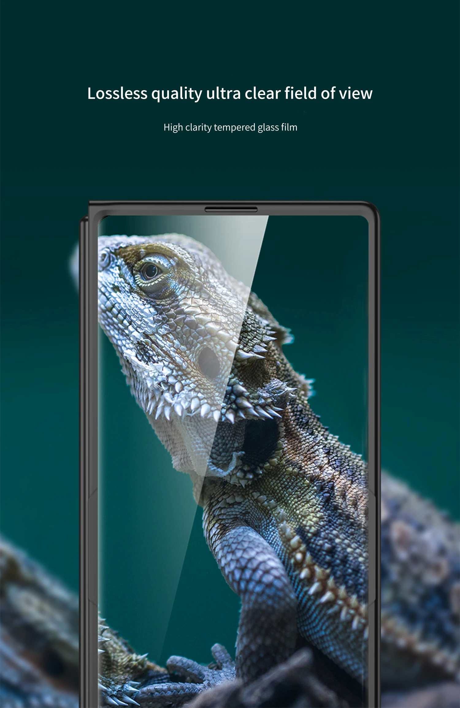 Original Case For Samsung Galaxy Z Fold 7 6 5 Ultra-thin Outer Screen Glass Prot