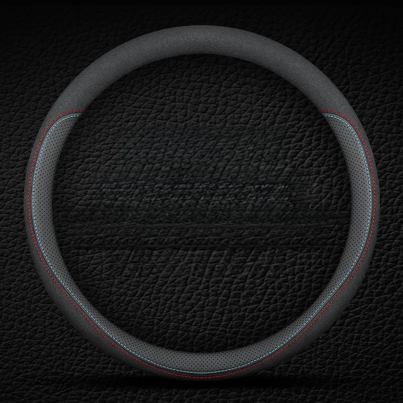 

Universal car steering wheel cover for universal leather grip cover universal anti-slip steering wheel cover