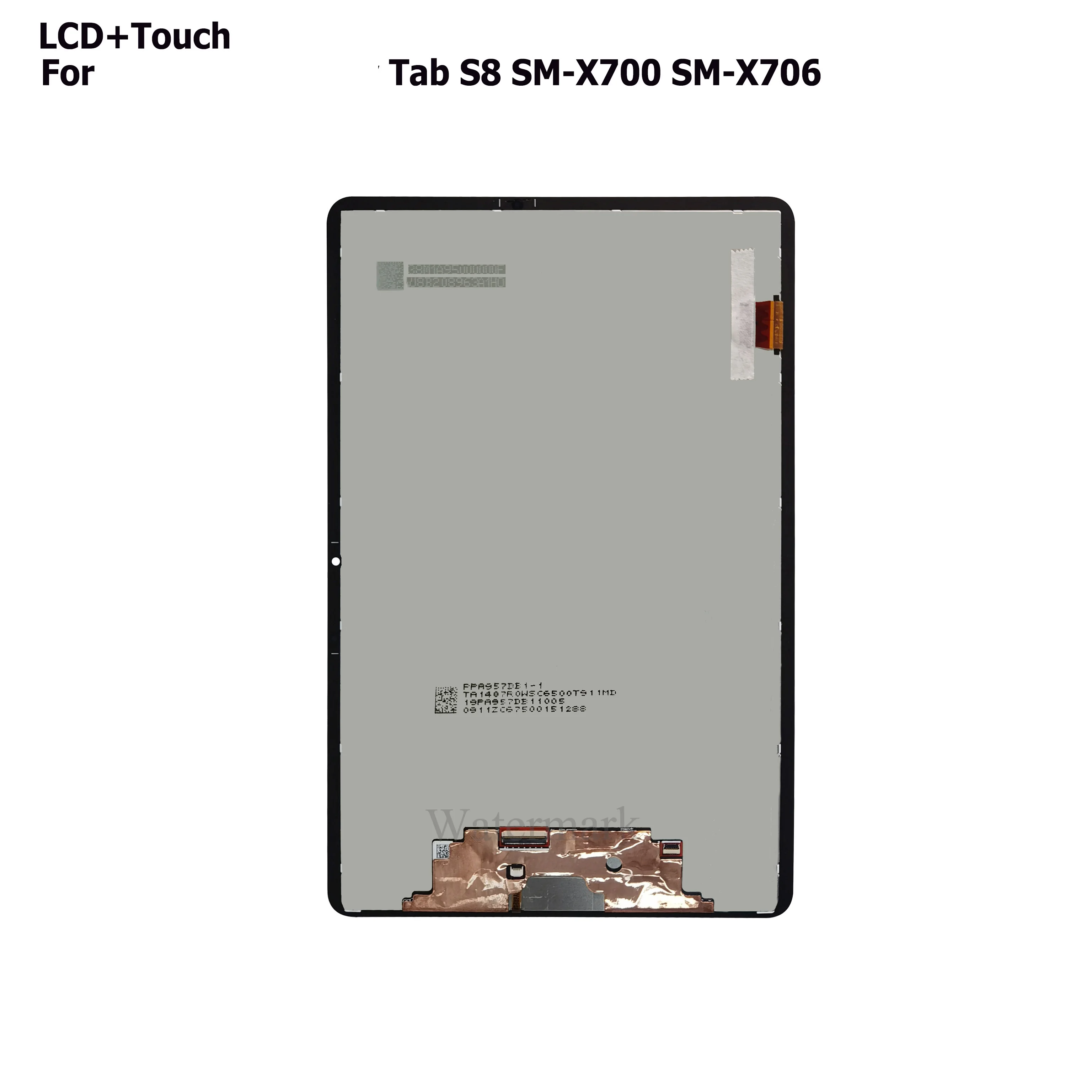 Tablet Display Replacement For Tab S8 SM-X700 SM-X706 X706B X706N X706U LCD Touch Screen Assembly Glass Repair Patrs