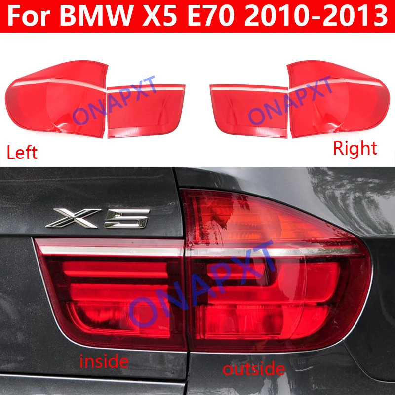 For Bmw X5 E70 20102013 Rear Taillamp Cover Lamp Taillight Lampshade Tail Light Case Shade