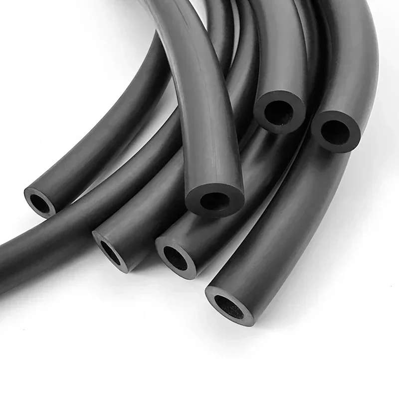 Black NBR Oil-Resistant Fuel Rubber Hose for Automotive and Diesel Applications