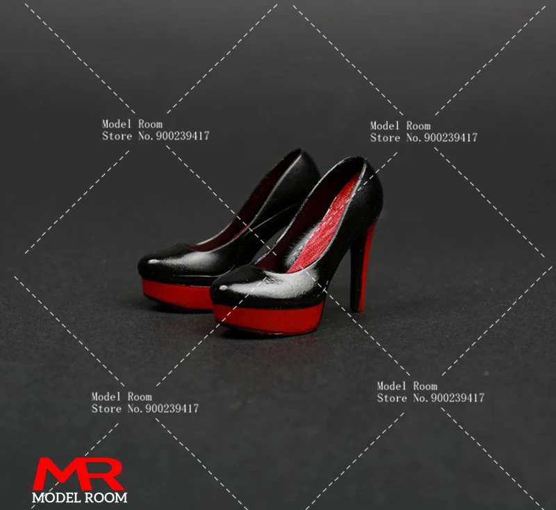 1/6 skala Mode Mädchen High Heel Schuhe Simulation Stiletto Gericht Schuhe Modell Fit 12'' TBL PH Weibliche Soldat Action figur Körper – Detail 4