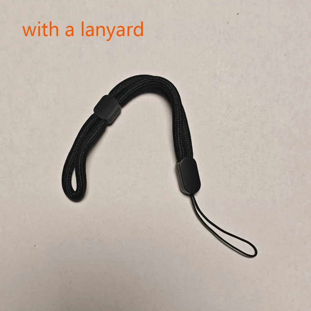 Luxurious Leather Patterned Protective Earbuds Case with Lanyard