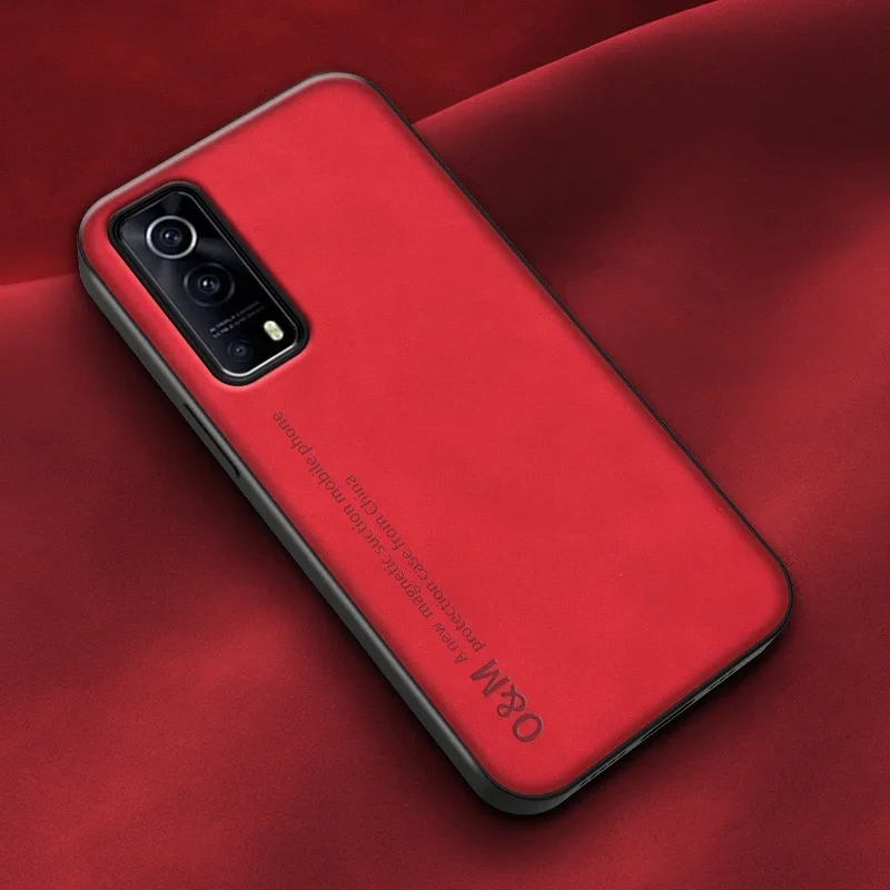 Luxury Magnetic Leather Silicone Phone Case Cover