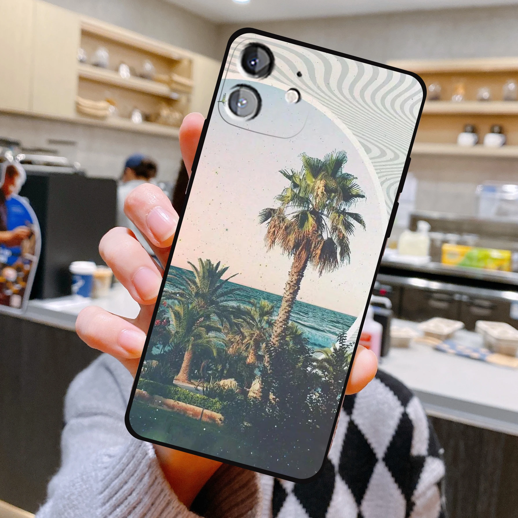 iphone xr phone case Luxury Couple INS Landscape Phone Case For iPhone 11 12 Pro Max 13 Mini X XS XR 7 8 Plus SE 2020 6S 6 phone Soft Fundas Cover iphone xr card case