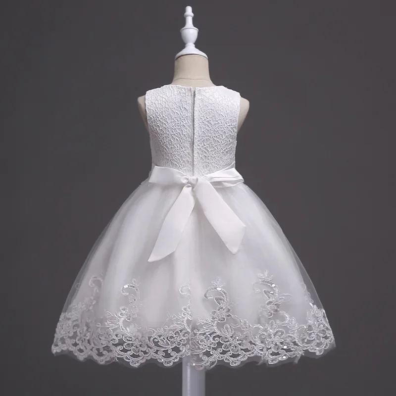 Lovely Lace Appliques Flower Girl Dresses Kids Evening Gowns for Wedding First Communion Dresses 2-10Yrs Flower Girl Dresses,Floral Appliqu&eacute; Dress