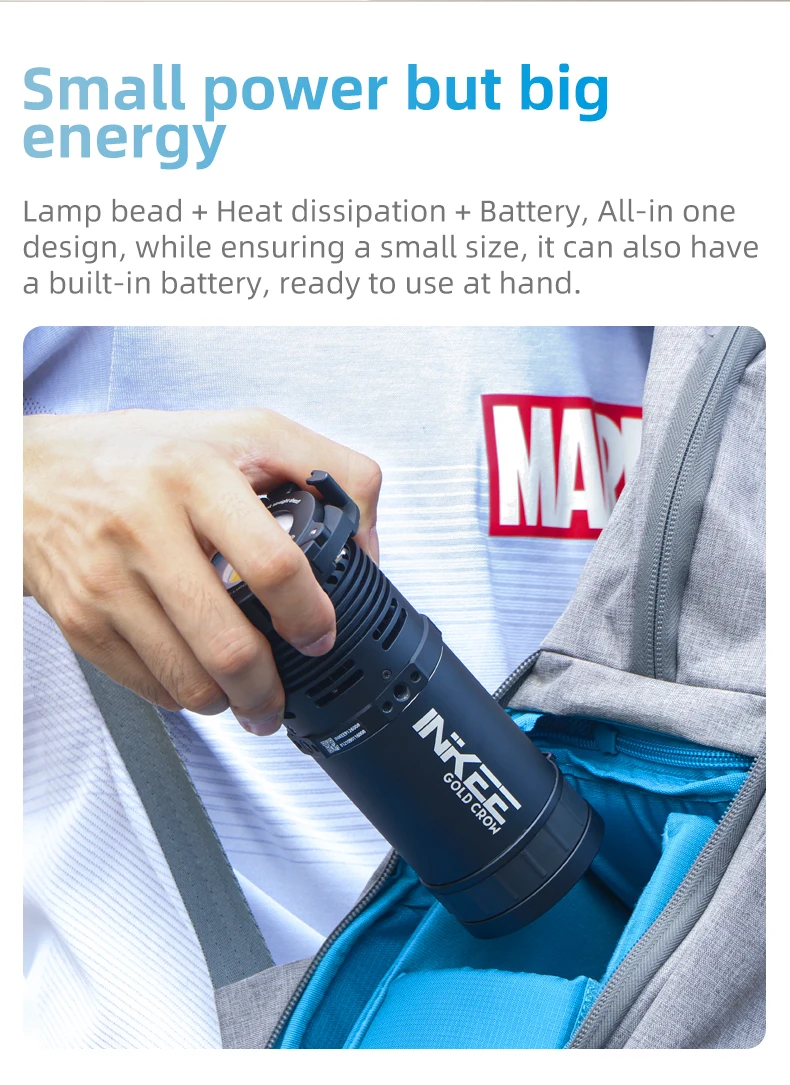 【美品】INKEE GC150 150W 撮影用LEDビデオライト INKEE GC150 150W Studio LED Video Light Waterproof Bowens