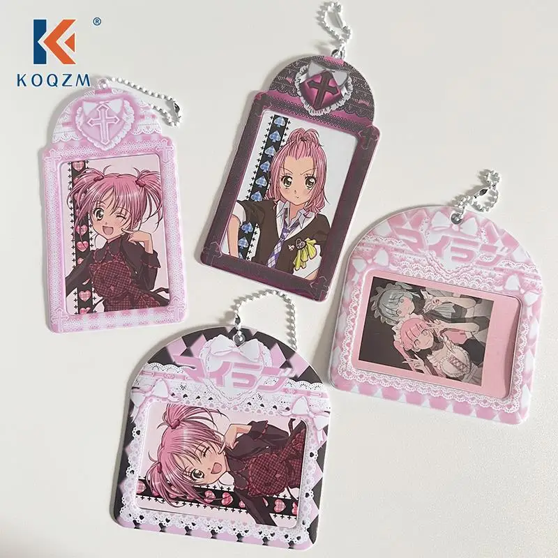 

Cute Sweet Cool Lace Korean Photo Card Holder Idol Photo Protective Display Sleeves Kawaii Stationery Student Pendant Gift