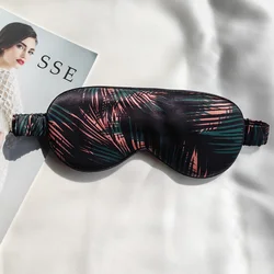 Luxurious Natural Silk Sleep Eye Mask - Light - Blocking Ultra - Soft Adjustable Eyeshade for Night Sleeping, Travel, and Naps (Color 6)