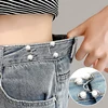 Adjustable Waist Buckle Extender No Sewing Pant Clips Waist Tightener Button for Jeans Skirts Sleeves Fit Button Pins Tool 4