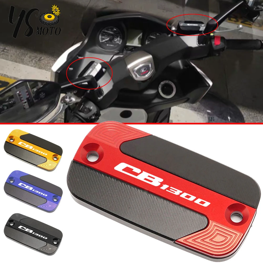 

Brand new For HONDA CB 1300 CB1300 SF CB1300 1997-2022 Motorcycle CNC Aluminum Front Brake Fluid Reservoir Cap Cylinder Cover
